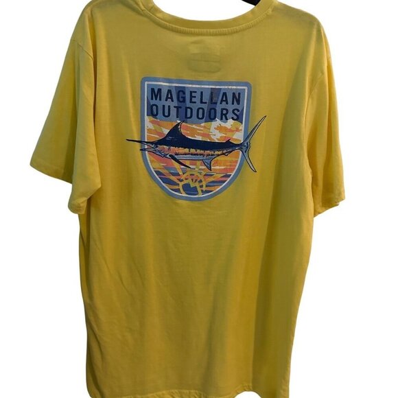 Magellan Outdoors Yellow Men's Fishing Shirt Size 2XL - Picture 1 of 5